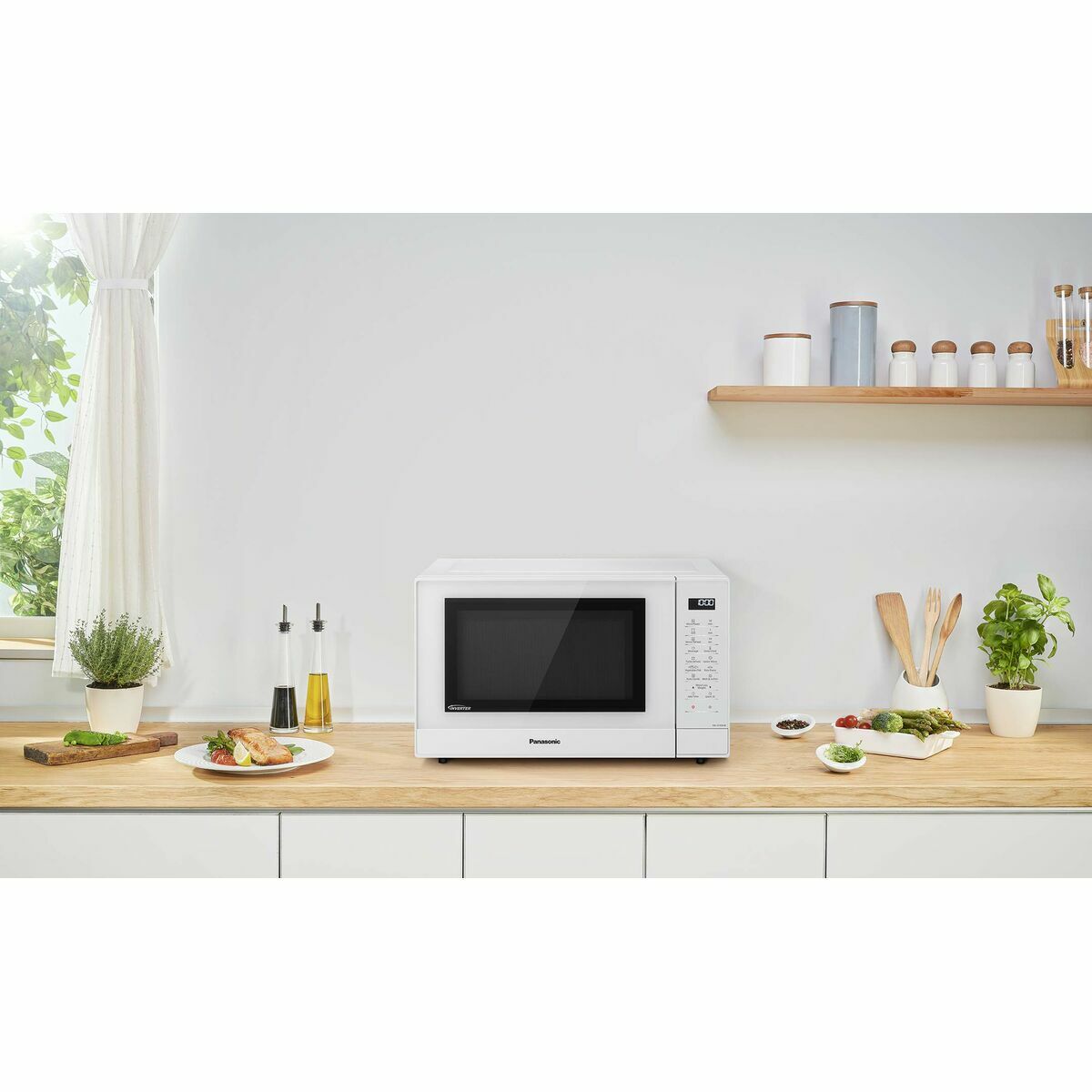 Microondas Panasonic NN-GT45KWSUG Blanco 1000 W 31 L (Reacondicionado B)