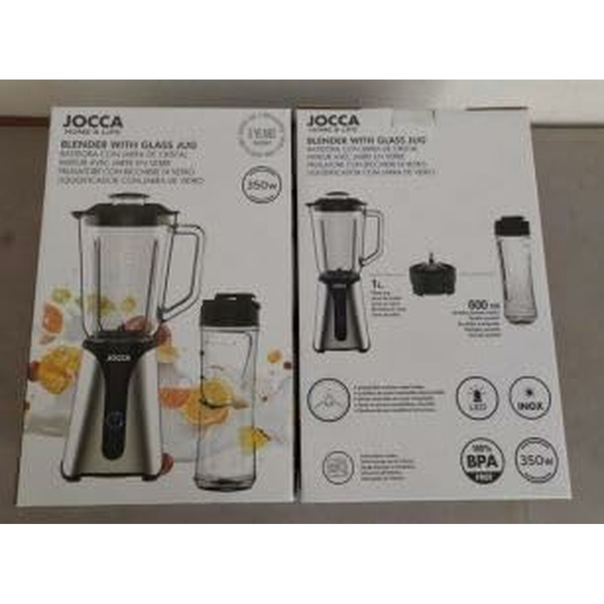 Batidora de Vaso JOCCA Negro 1 L