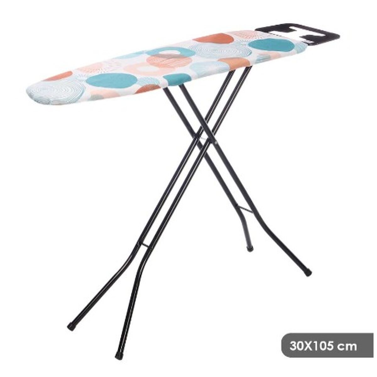 Tabla de Planchar Kipit Multicolor Metal Tela Abstracto (4 Unidades)