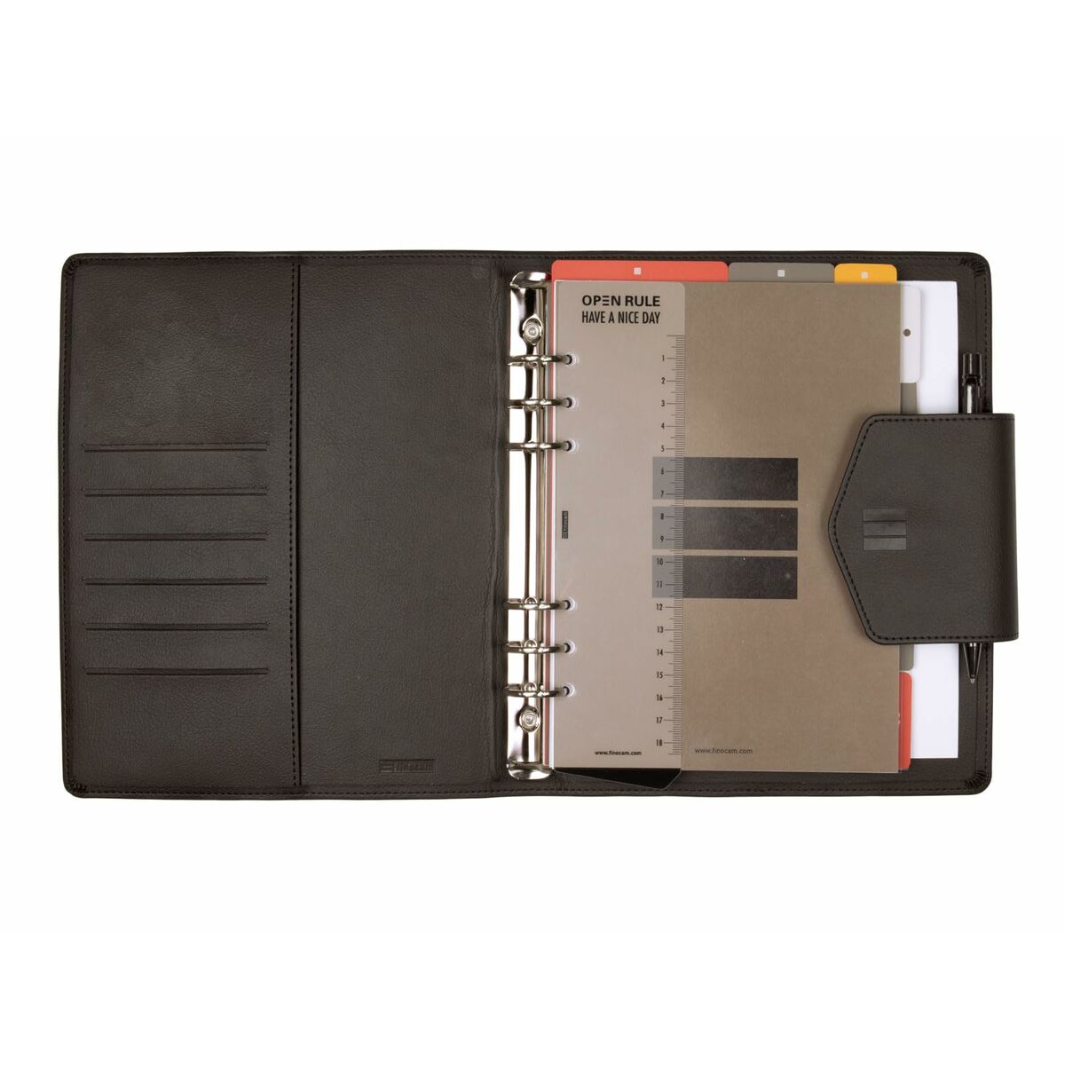 Agenda Finocam Negro 15,5 x 21,5 cm