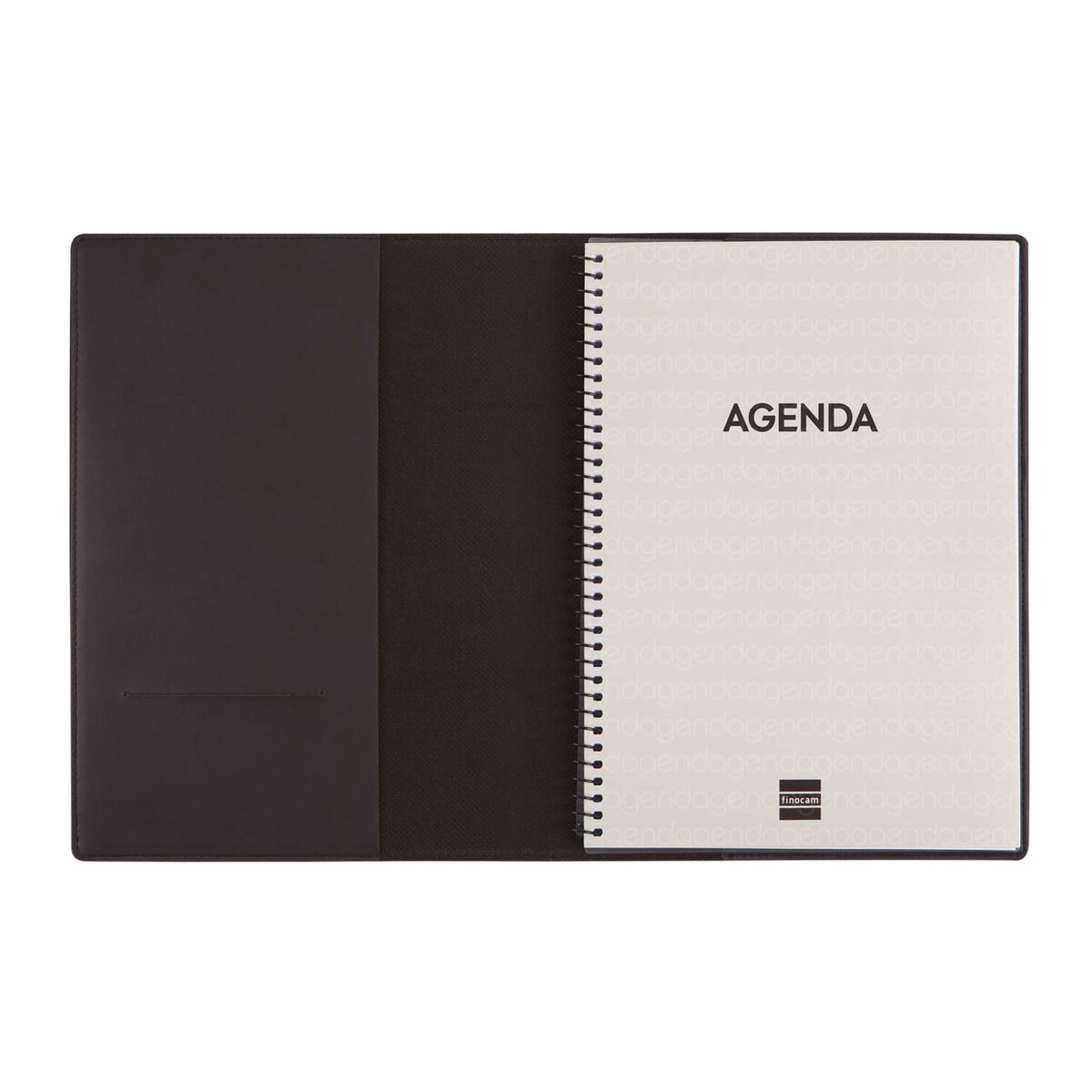 Agenda Finocam Negro A5 15,5 x 21,2 cm