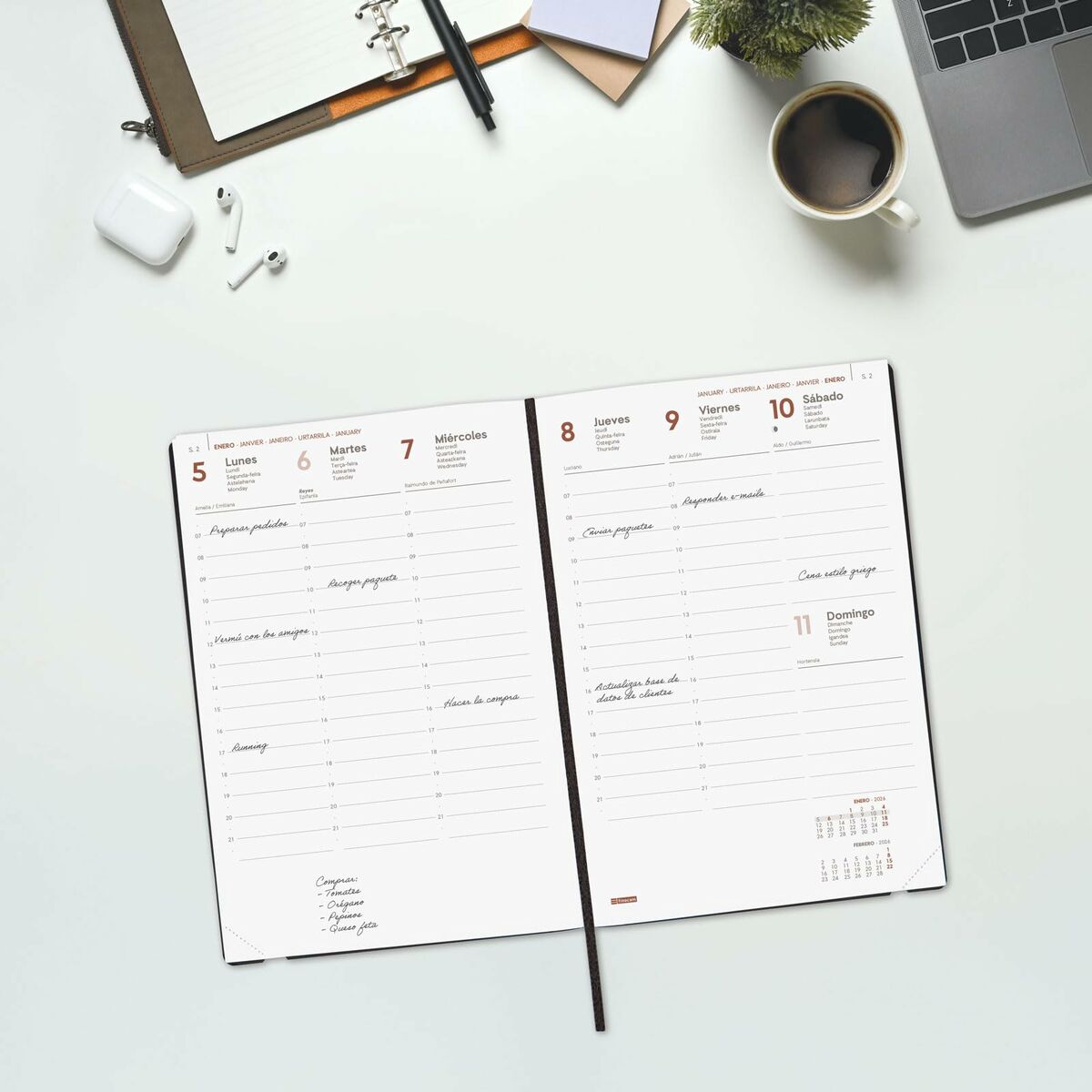 Agenda Finocam A5 14 x 20,4 cm