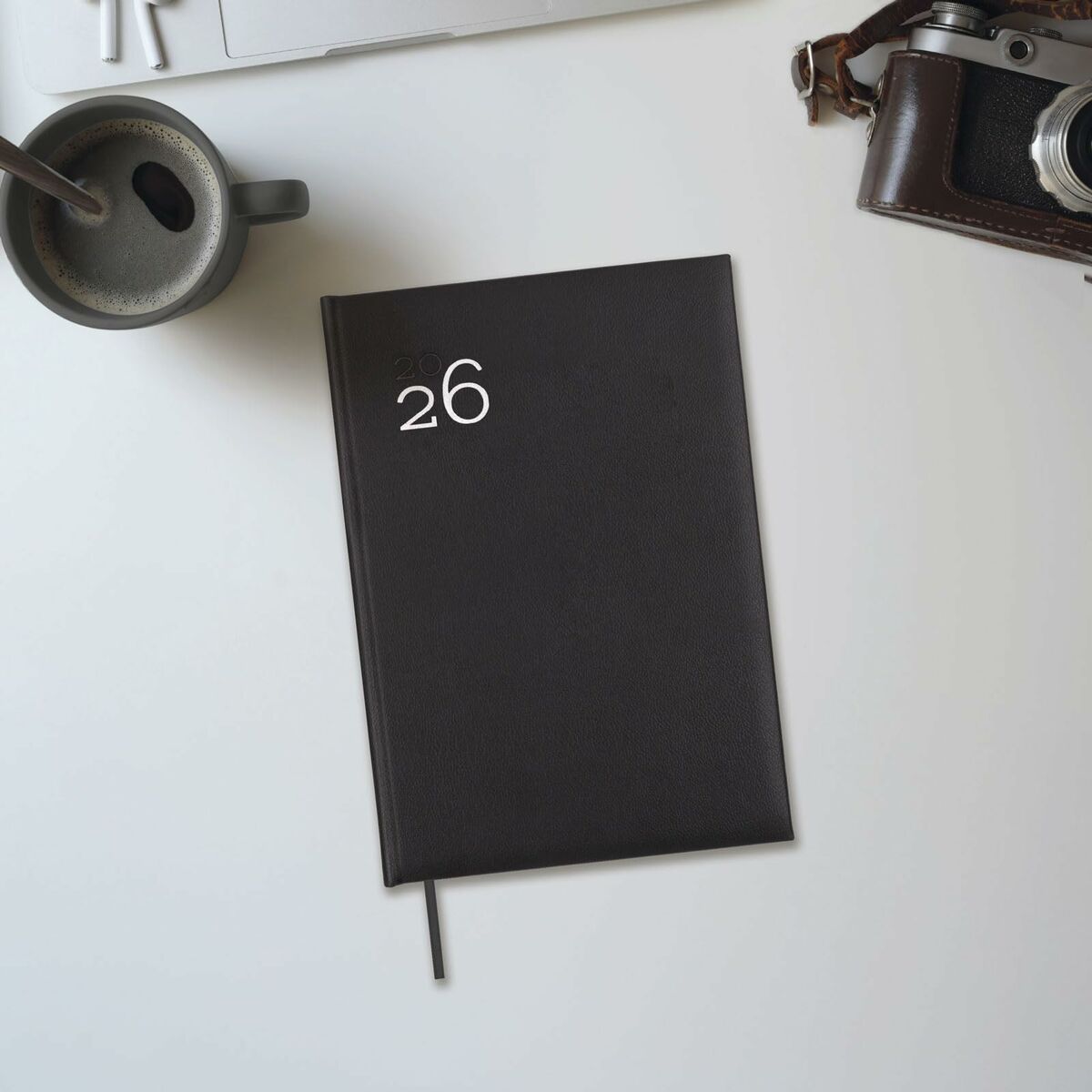 Agenda Finocam Negro 16,5 x 24 cm