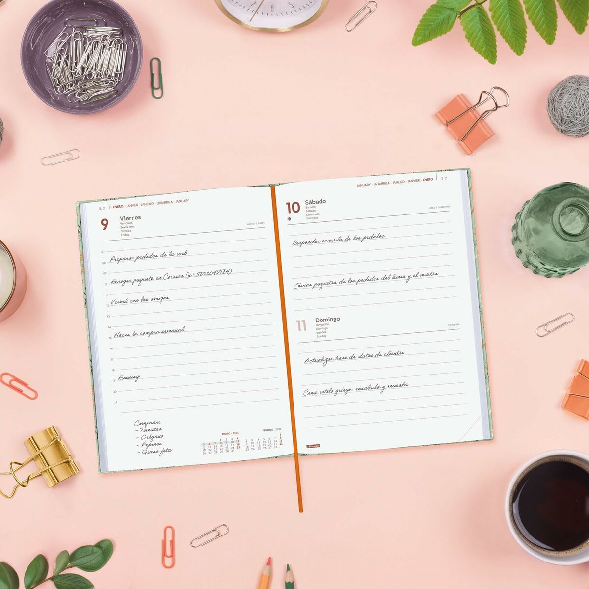 Agenda Finocam A5 14 x 20,4 cm