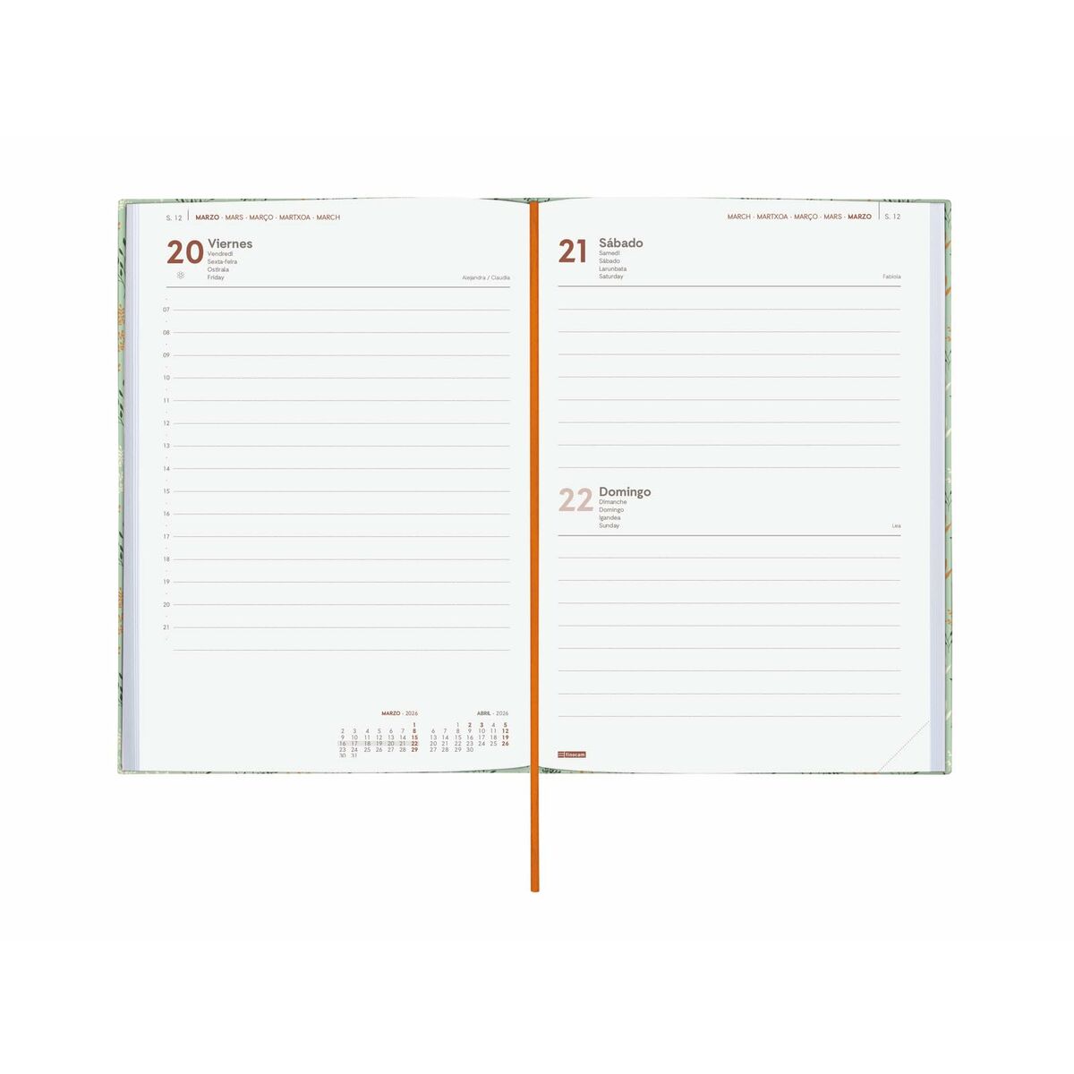 Agenda Finocam A5 14 x 20,4 cm