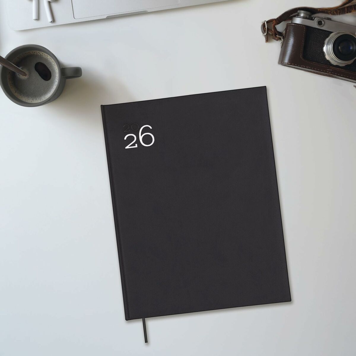 Agenda Finocam Negro 21 x 27 cm