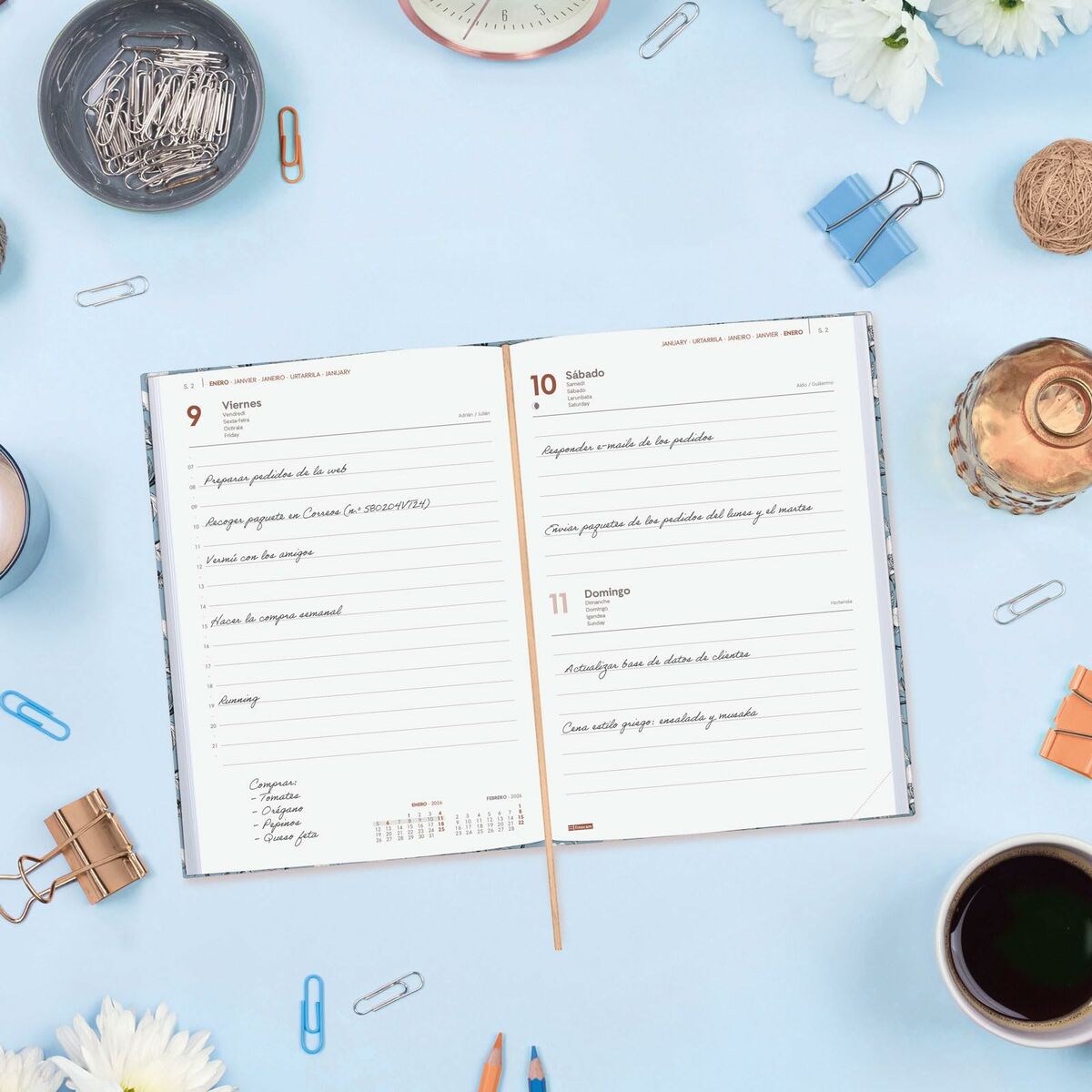 Agenda Finocam A5 14 x 20,4 cm