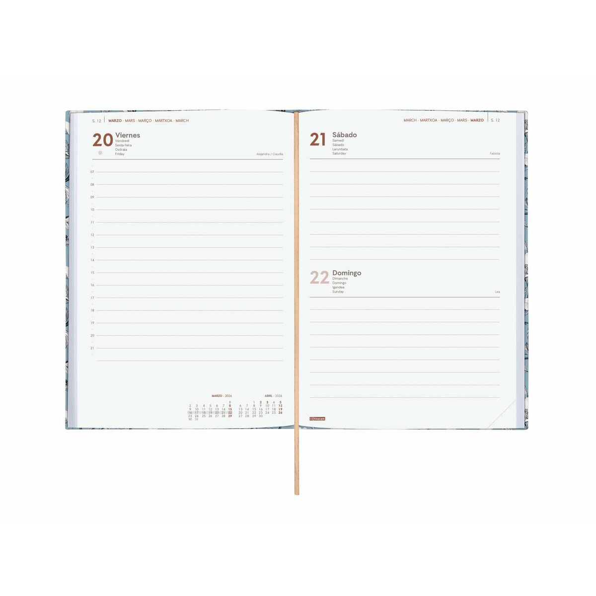 Agenda Finocam A5 14 x 20,4 cm