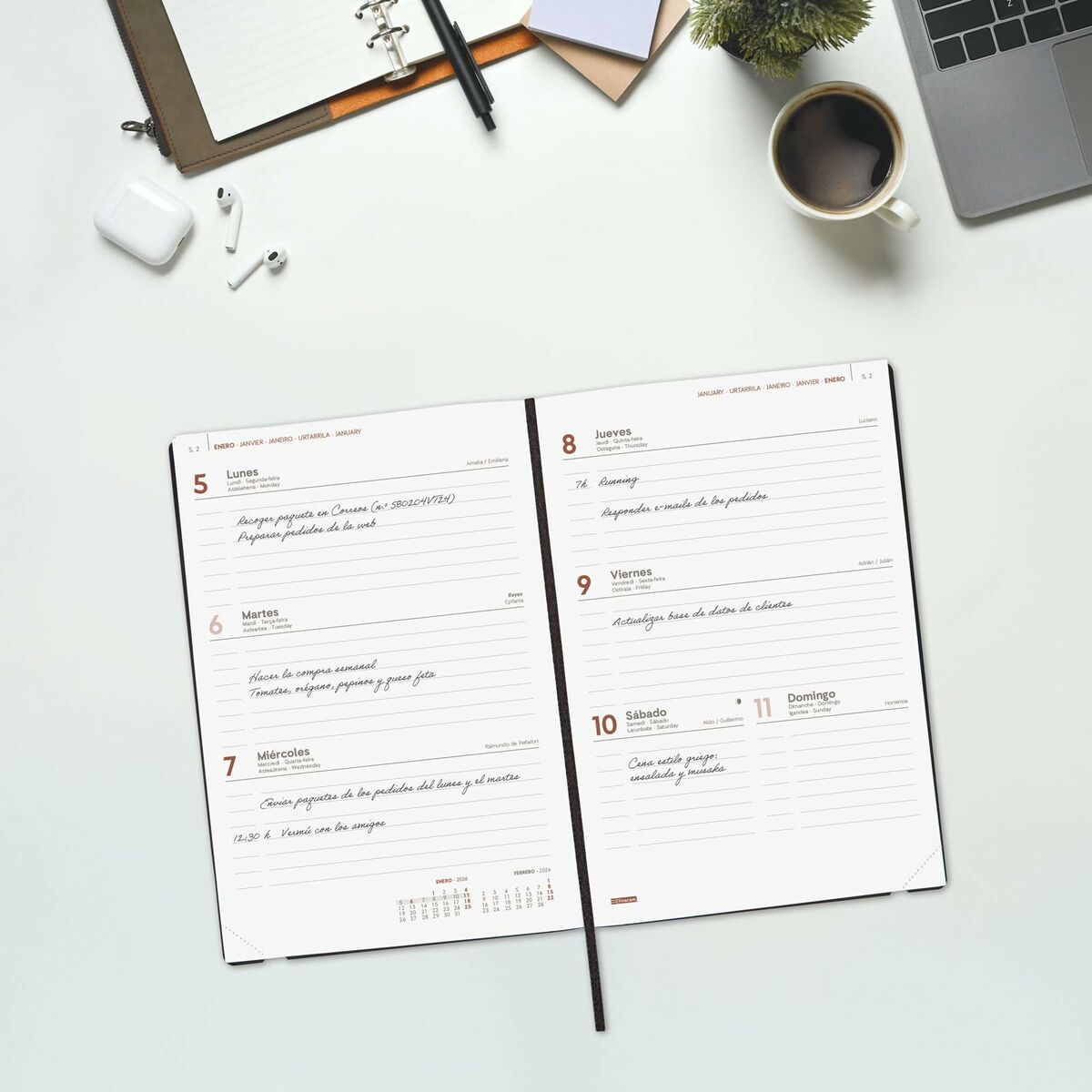 Agenda Finocam A5 14 x 20,4 cm