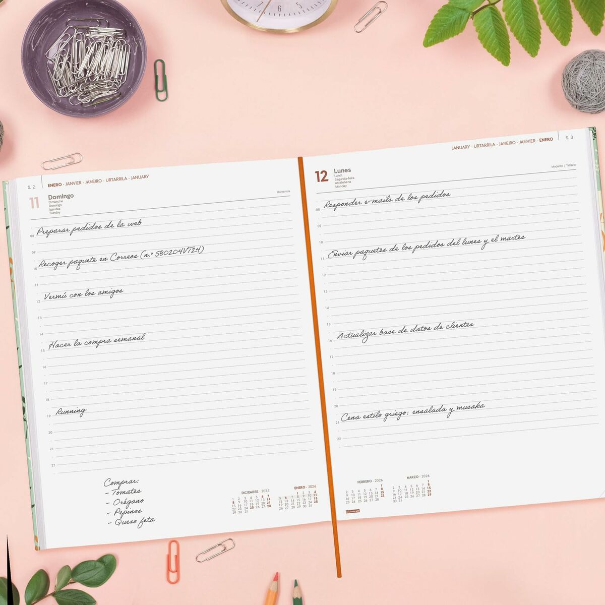 Agenda Finocam 21 x 27 cm