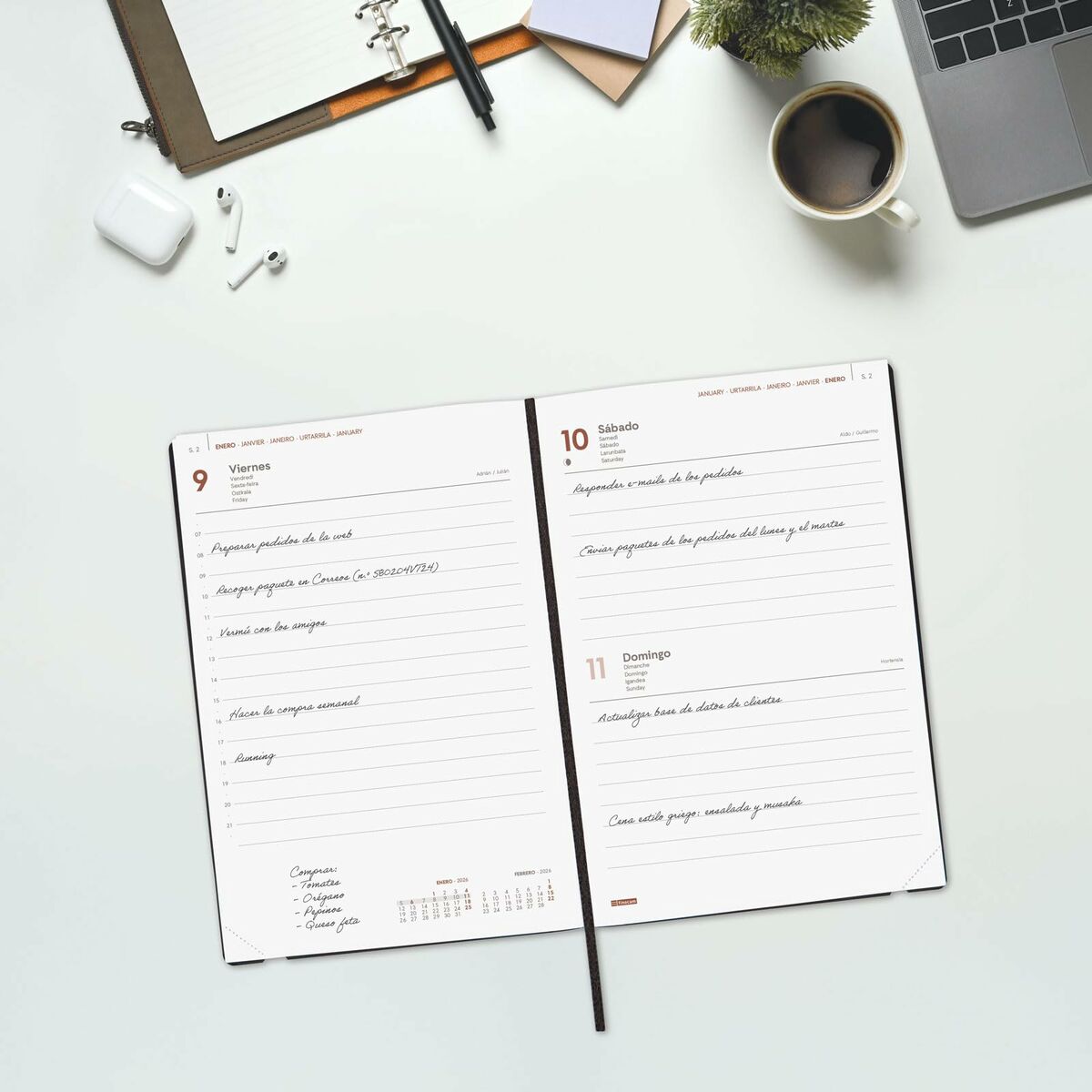 Agenda Finocam A5 14 x 20,4 cm