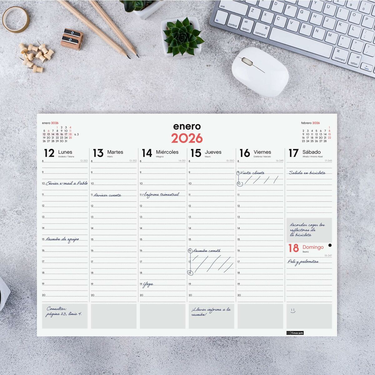 Alfombrilla Finocam Papel 42 x 31 cm