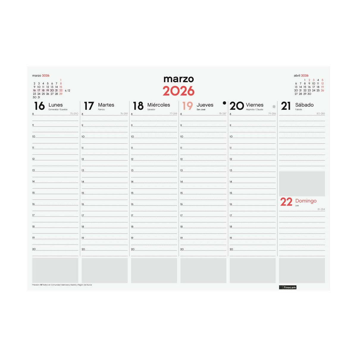 Alfombrilla Finocam Papel 42 x 31 cm