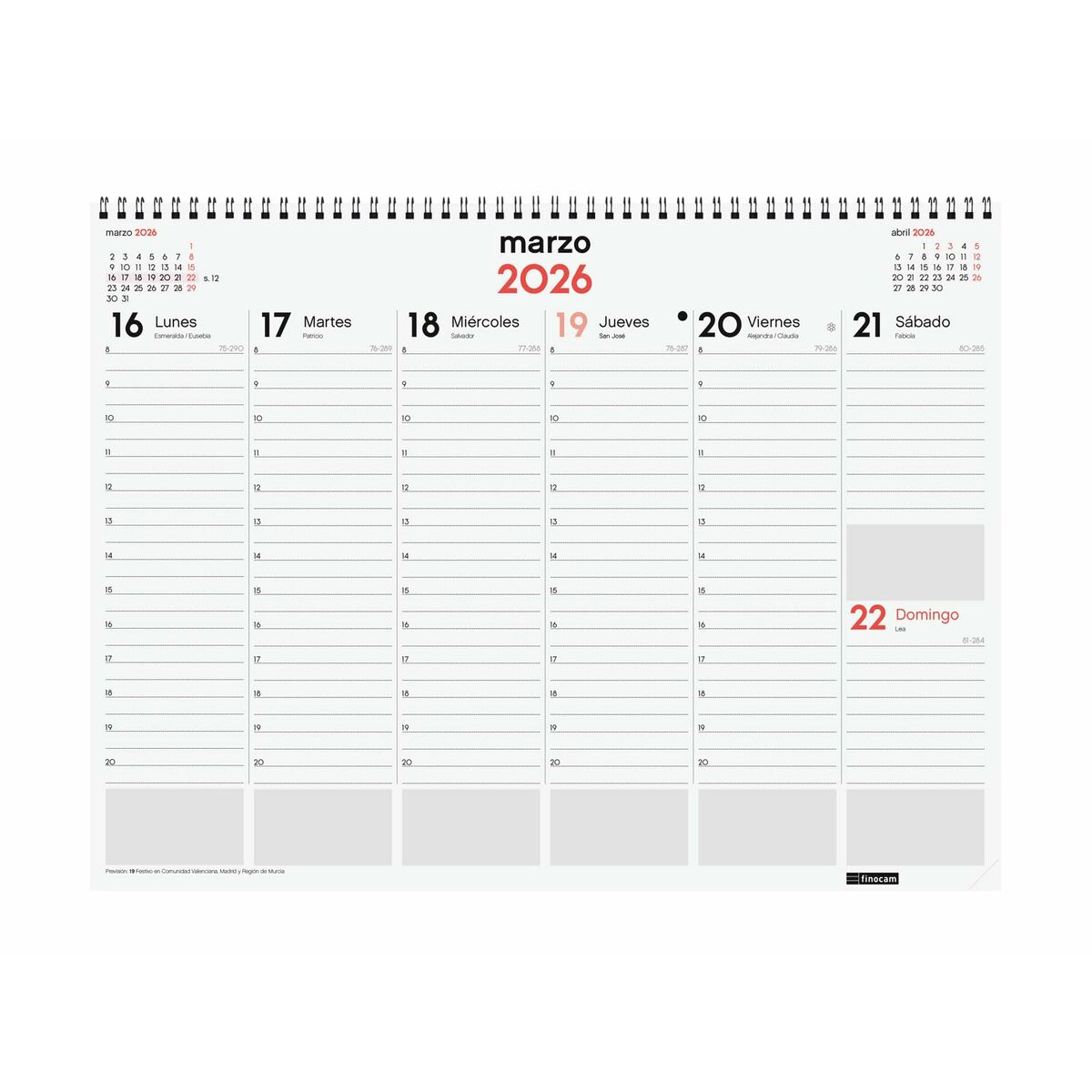 Alfombrilla Finocam Papel 42 x 31 cm