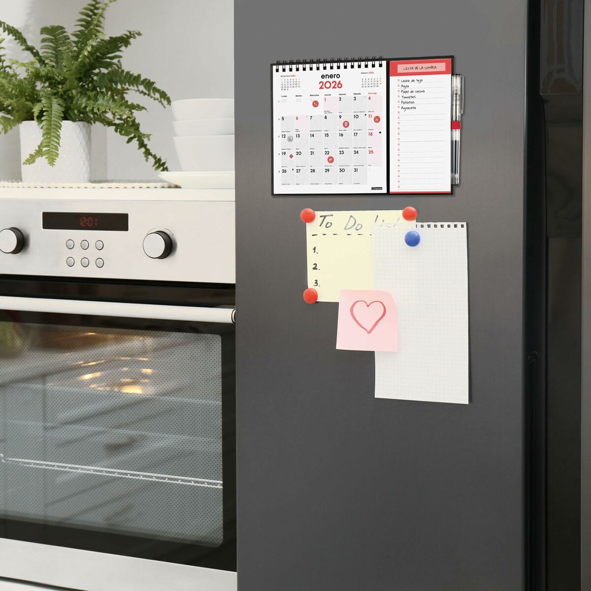 Calendario de pared Finocam Papel 14 x 15 cm