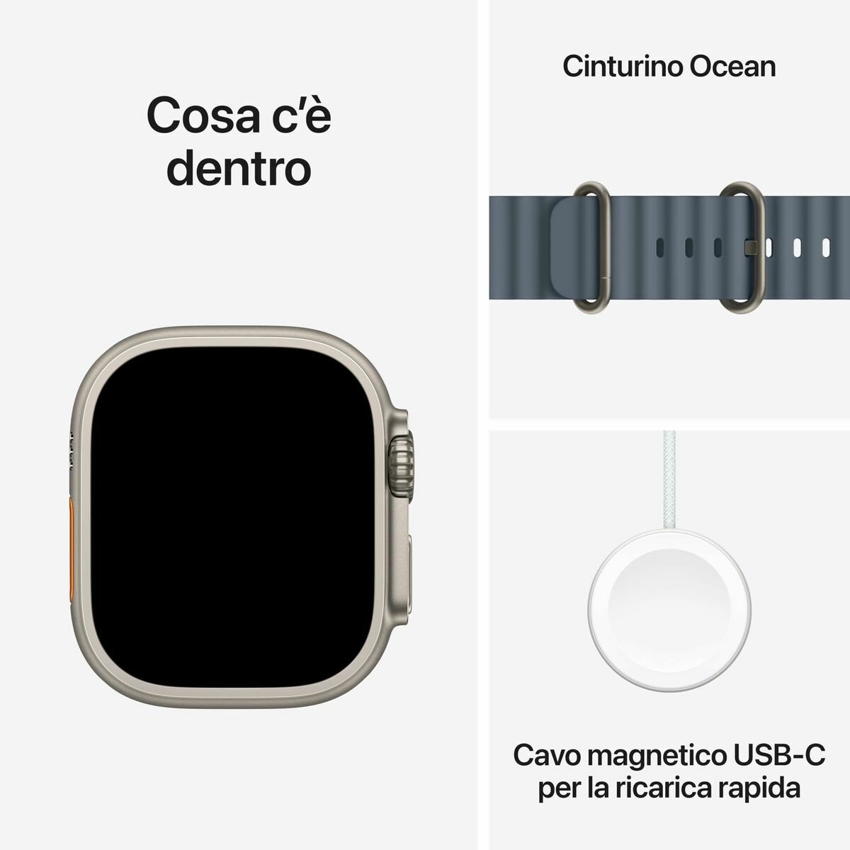 Smartwatch Apple MEWH4QL/A Titanio 49 mm