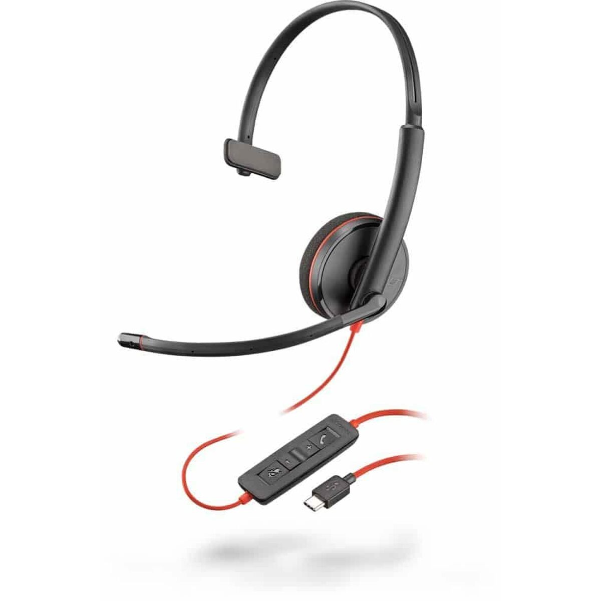 Auriculares con Micrófono Poly 209748-201 Negro