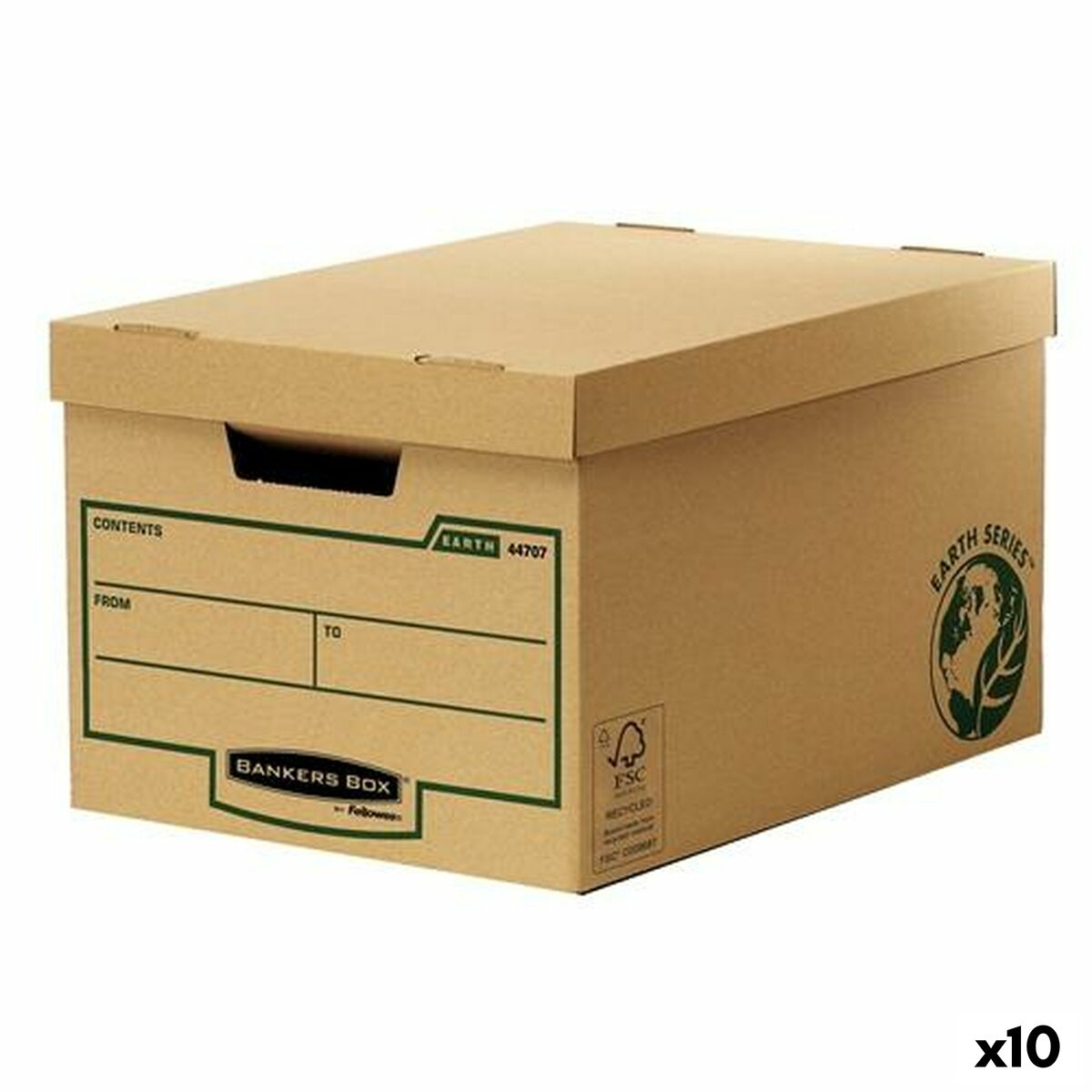 Caja de Archivo Fellowes    10 Unidades (27,1 x 33,5 x 47 cm)
