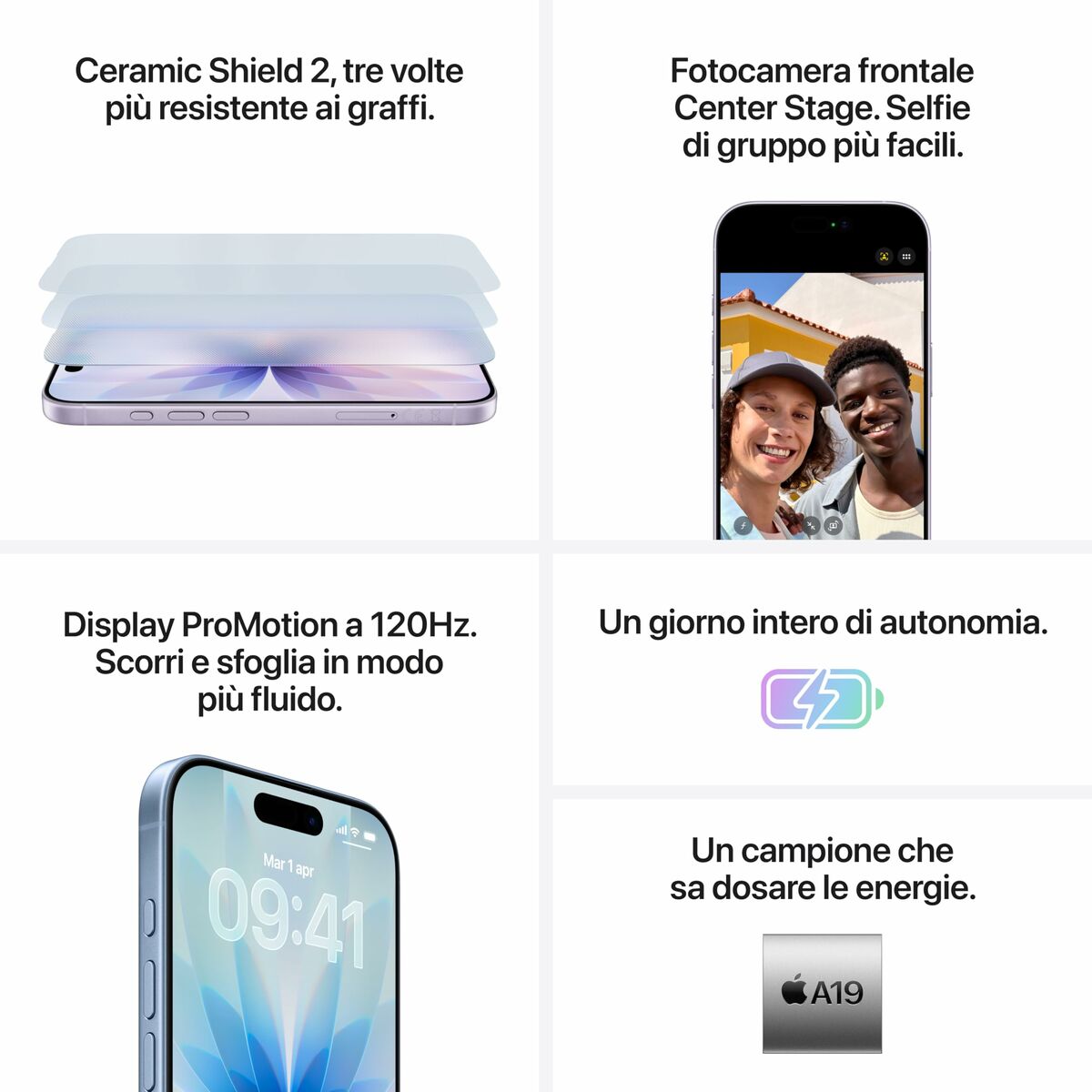 Smartphone Apple MG6T4QL/A 6,3" Hexa Core 8 GB RAM 512 GB Azul