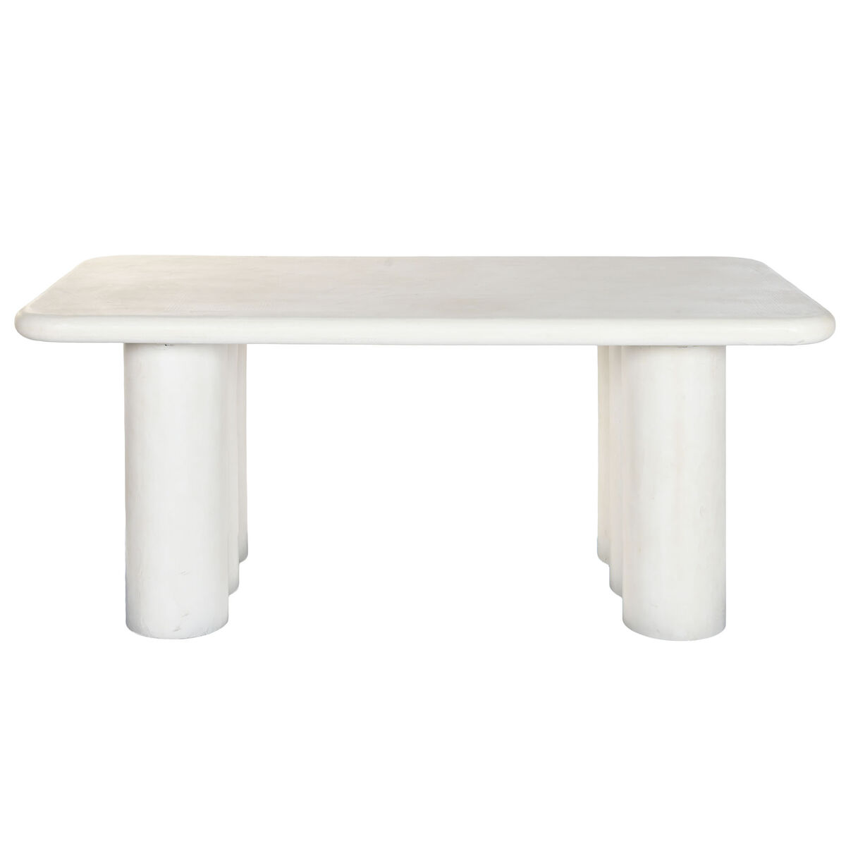 Mesa de Comedor Home ESPRIT Blanco Resina Madera MDF 180 x 90 x 76 cm