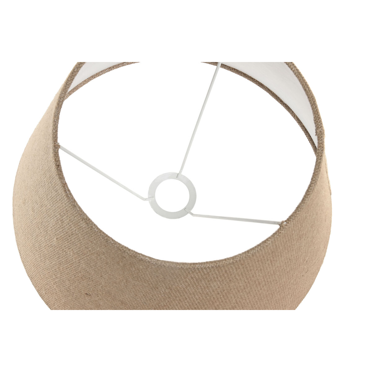 Pantalla de Lámpara Home ESPRIT Marrón Yute Metal 40 x 40 x 25 cm (2 Unidades)