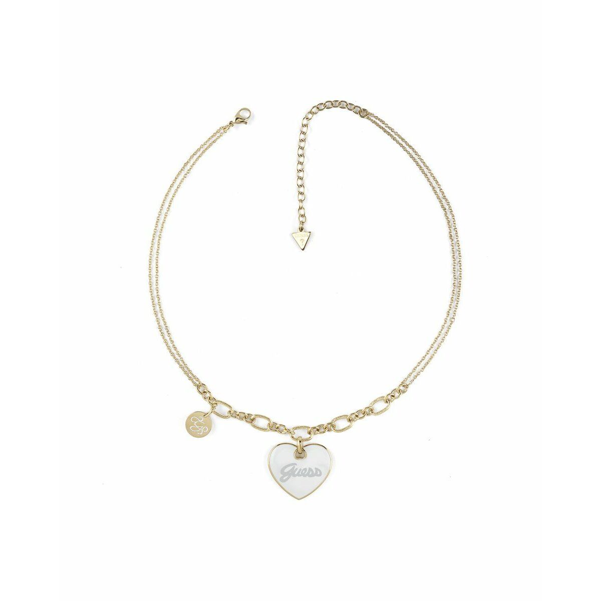 Colgante Mujer Guess JUBN05148JWYGWHT-U 22 cm Dorado