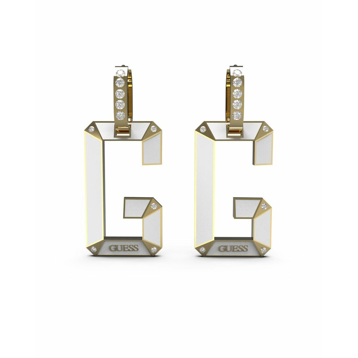 Pendientes Mujer Guess JUBE01469JWYGWHT-U 1 cm