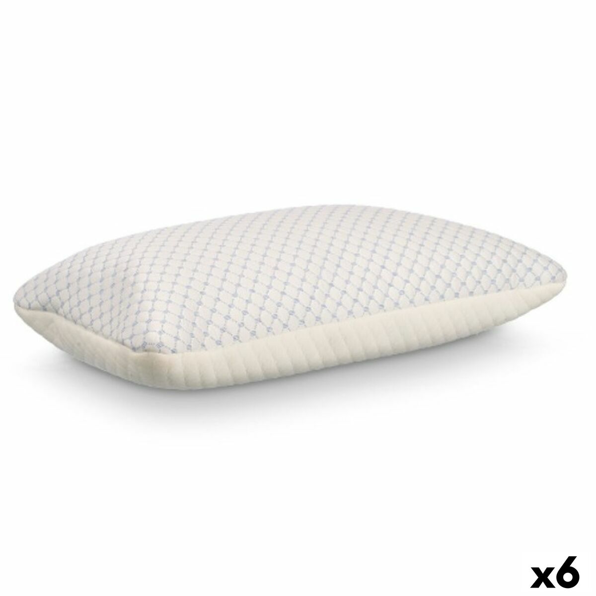 Almohada Viscoelástica Gift Decor Blanco 70 x 15 x 40 cm Refrescante (6 Unidades)