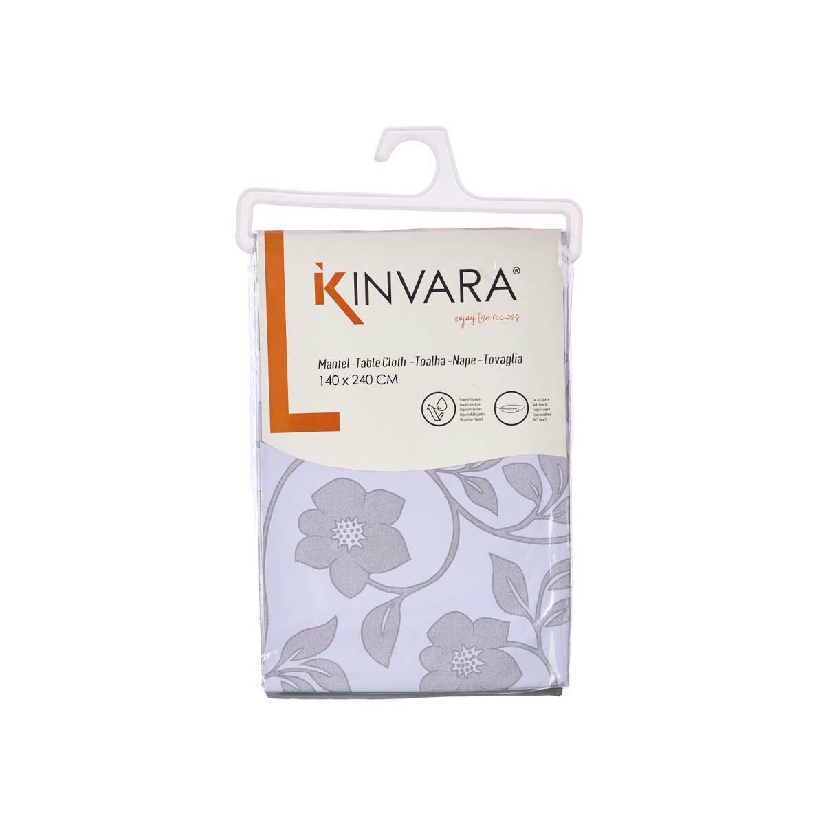 Mantel Kinvara Multicolor 140 x 240 cm (24 Unidades)