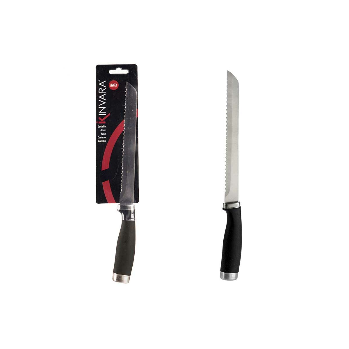 Cuchillo de Sierra Kinvara Acero Inoxidable Plástico 20 cm (12 Unidades)