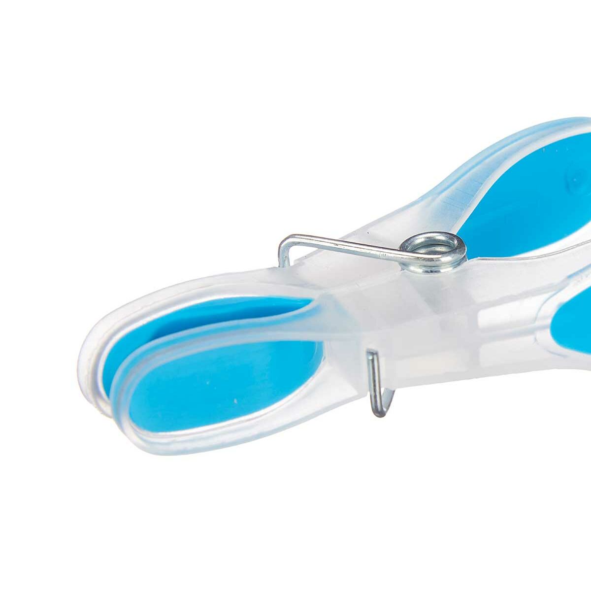 Pinzas para la Ropa Multicolor Metal Silicona Plástico 8,5 x 4 x 1 cm (12 Unidades)