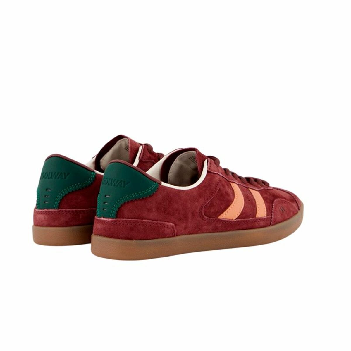 Zapatillas Casual de Mujer Coolway Kizuna Rojo Oscuro