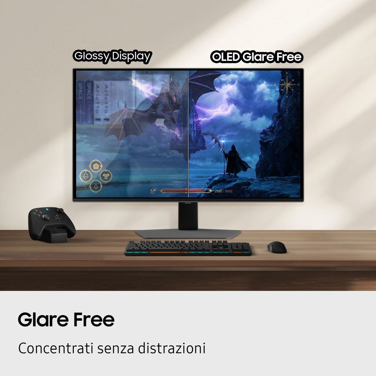 Monitor Gaming Samsung Odyssey OLED G6 G60SF S27FG602SU Quad HD 27"