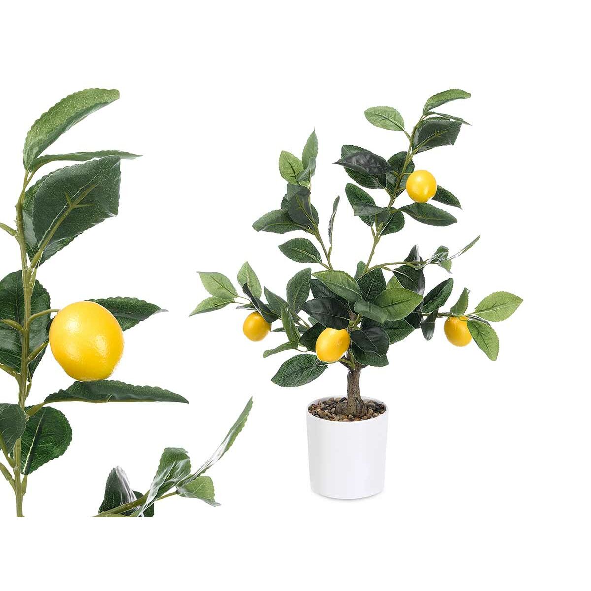 Planta Decorativa Ibergarden Espuma Polietileno Melamina Limonero 40 x 58 x 38 cm (6 Unidades)