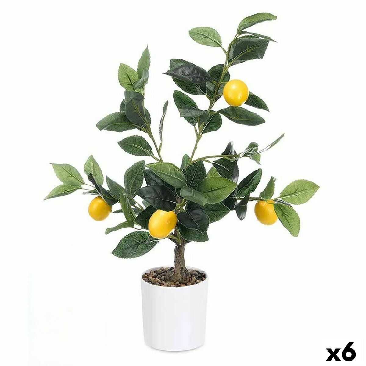 Planta Decorativa Ibergarden Espuma Polietileno Melamina Limonero 40 x 58 x 38 cm (6 Unidades)