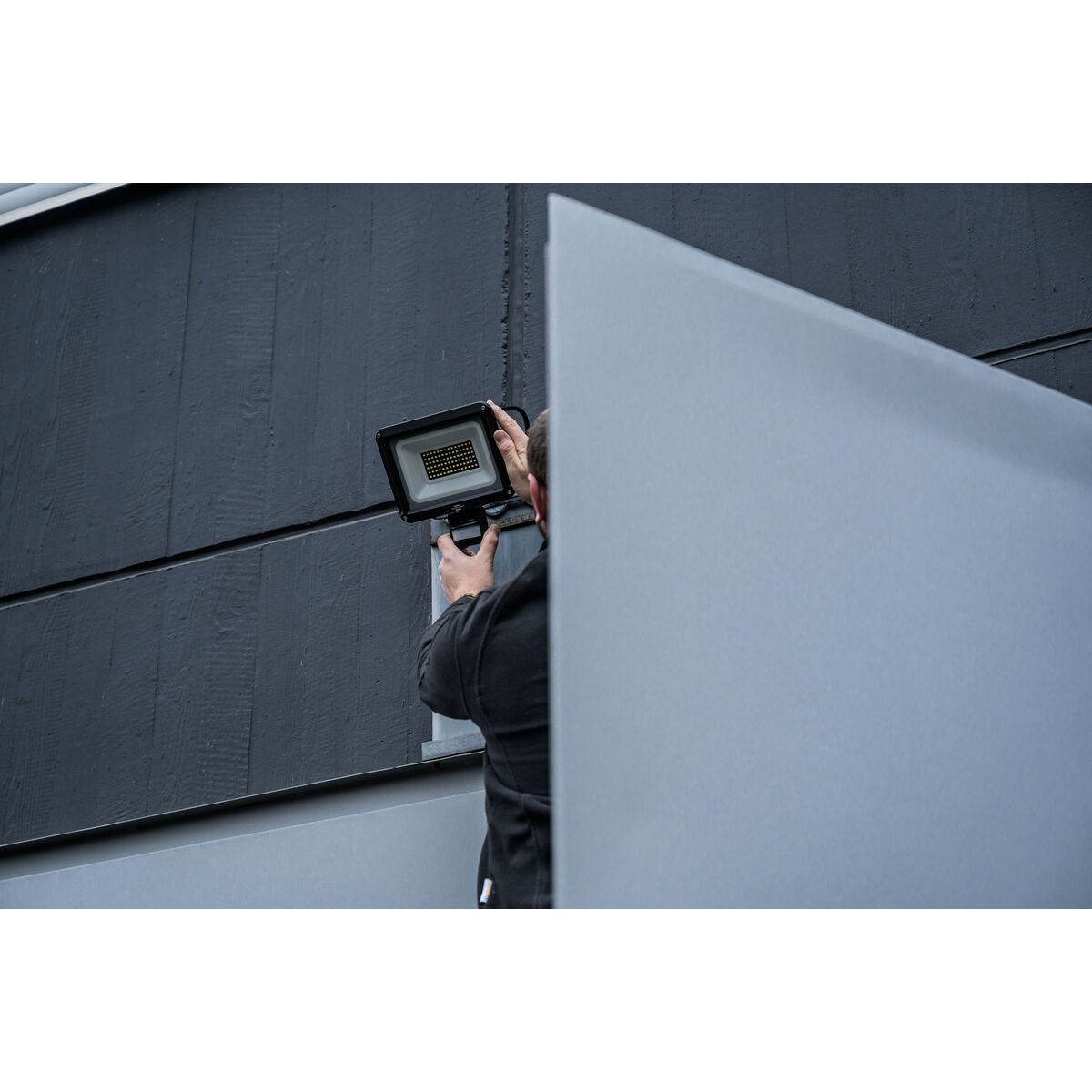 Foco LED Brennenstuhl JARO D 50 W 5800 Lm Negro Detector de Movimiento (6500 K)