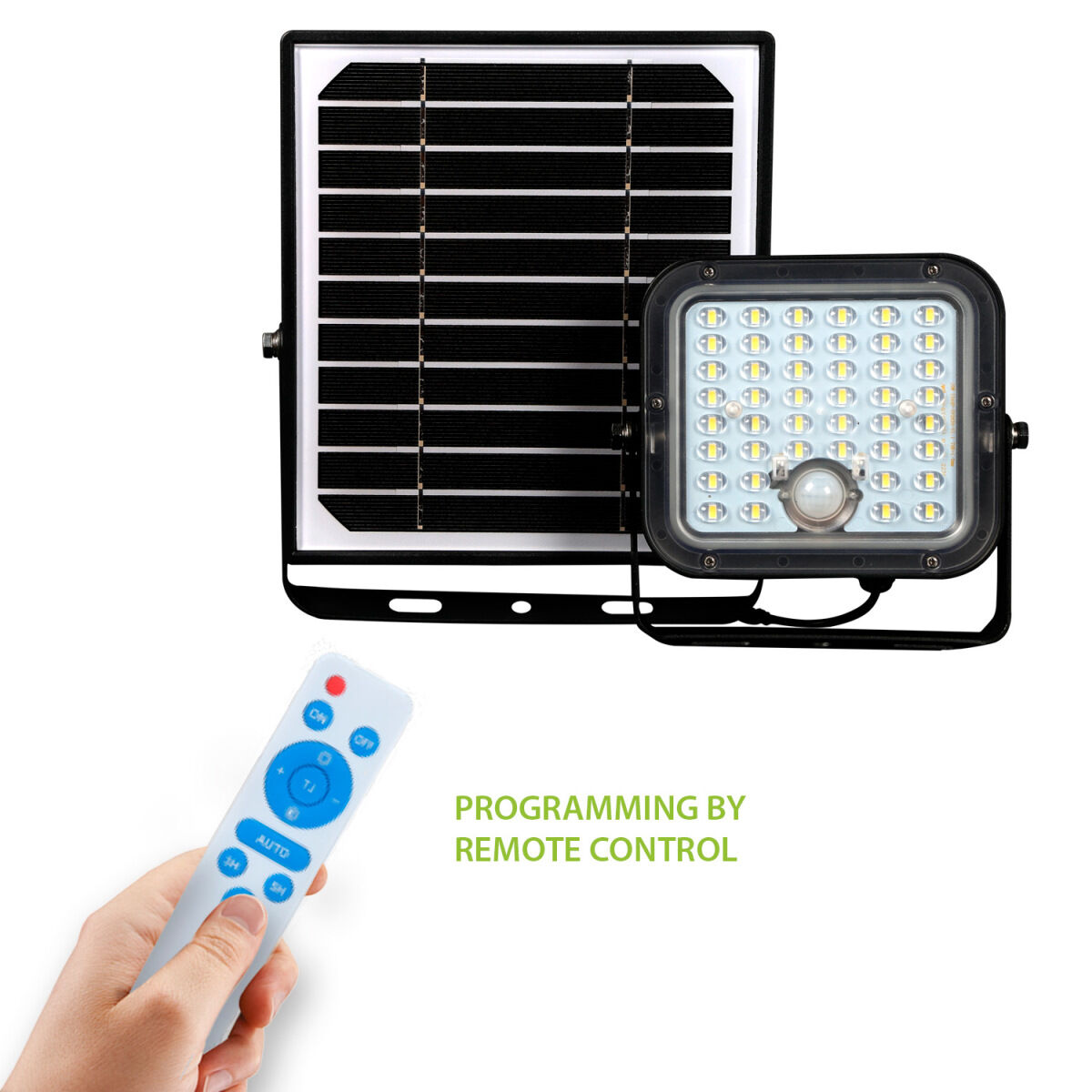 Foco Solar Velamp CUBE 10 W 4000 K 1500 lm Blanco