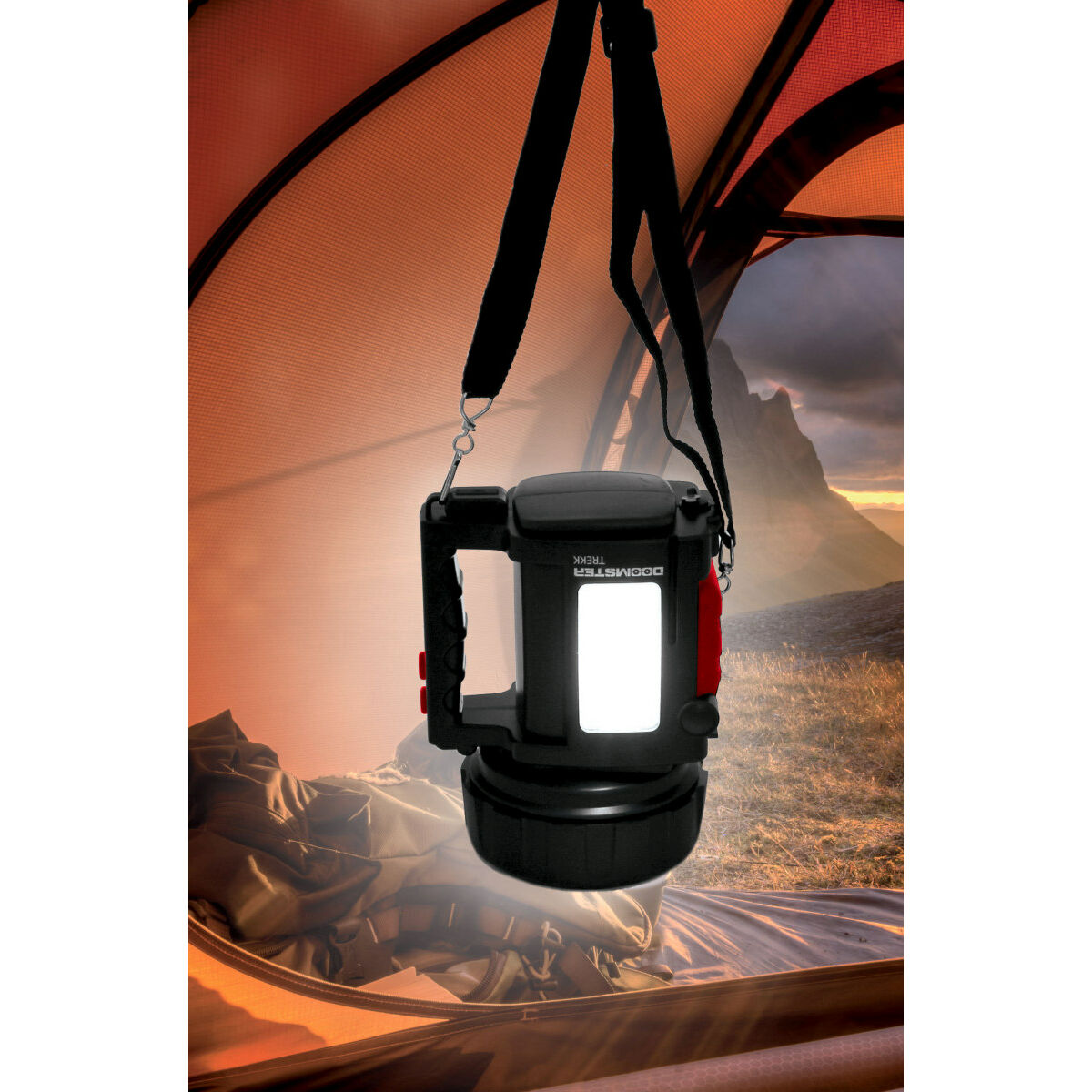 Foco de mano LED recargable Velamp DOOMSTER TREKK 10 W