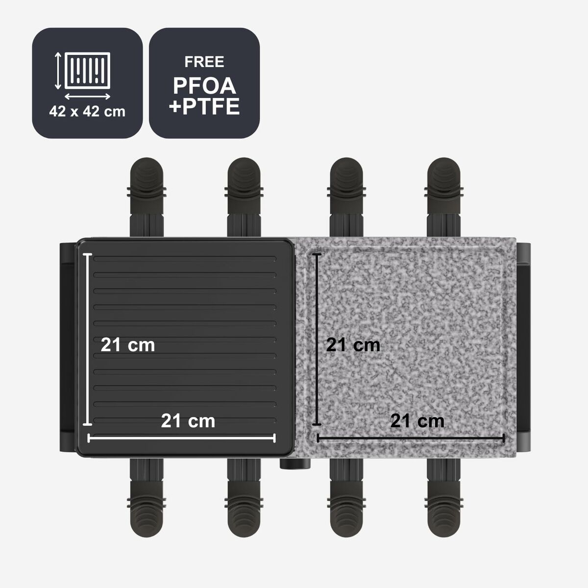 Plancha de Cocina Black & Decker BXFC1400E 1400 W