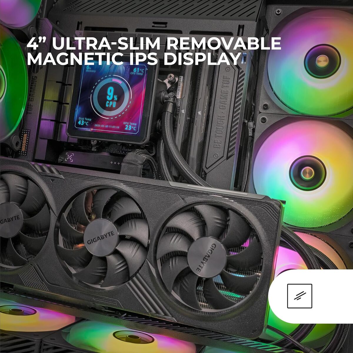 Base de Refrigeración para Portátil Mars Gaming MLVISIONPRO360