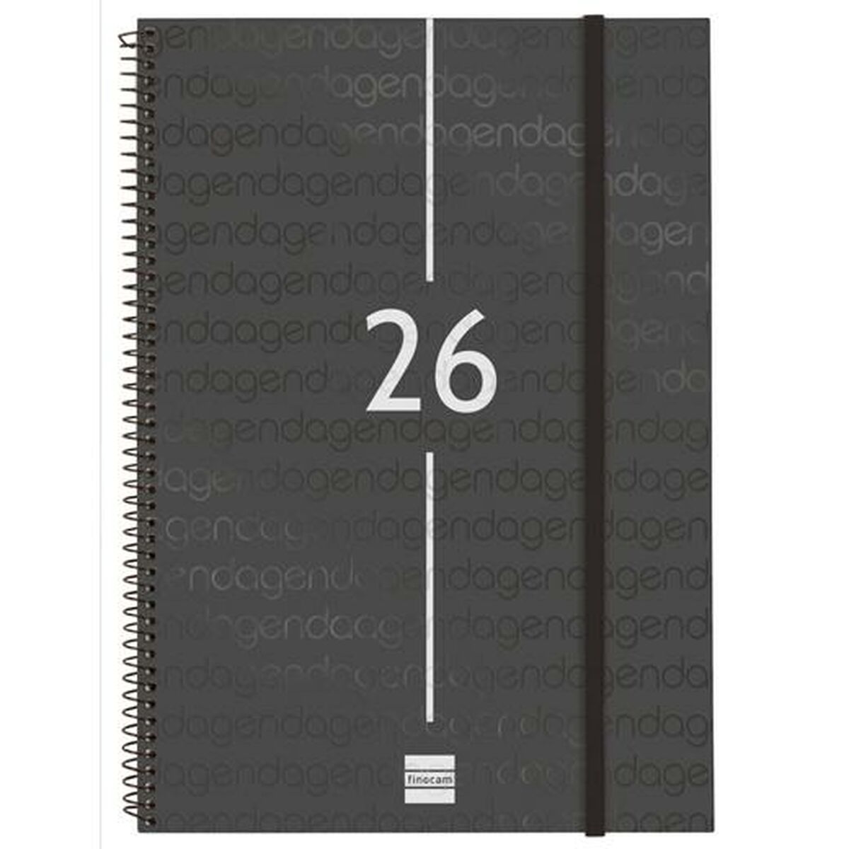 Agenda Finocam YEAR Negro A4 21 x 29,7 cm 2026