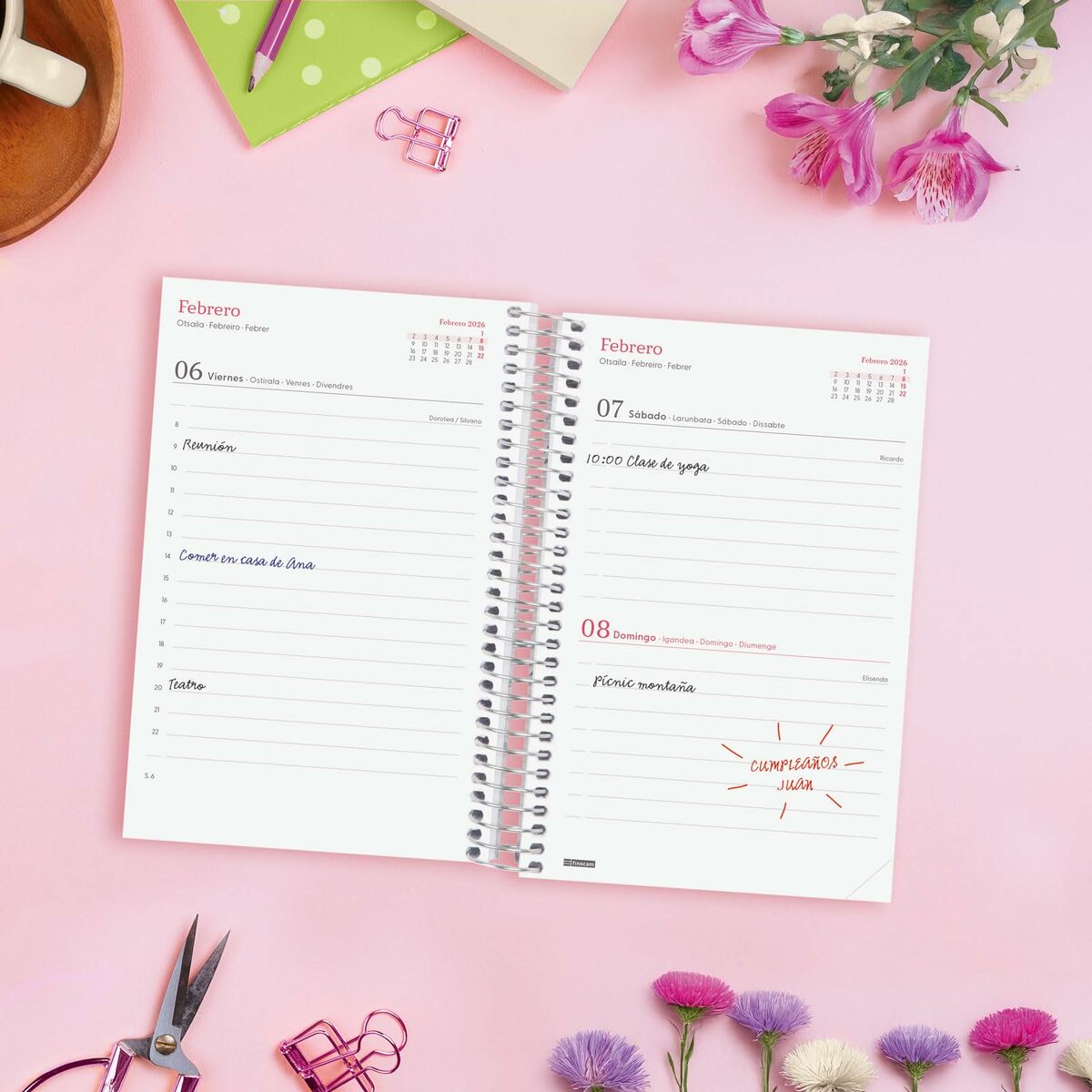 Agenda Finocam DESIGN COLLECTION Imposible 11,7 x 18,1 cm 2026