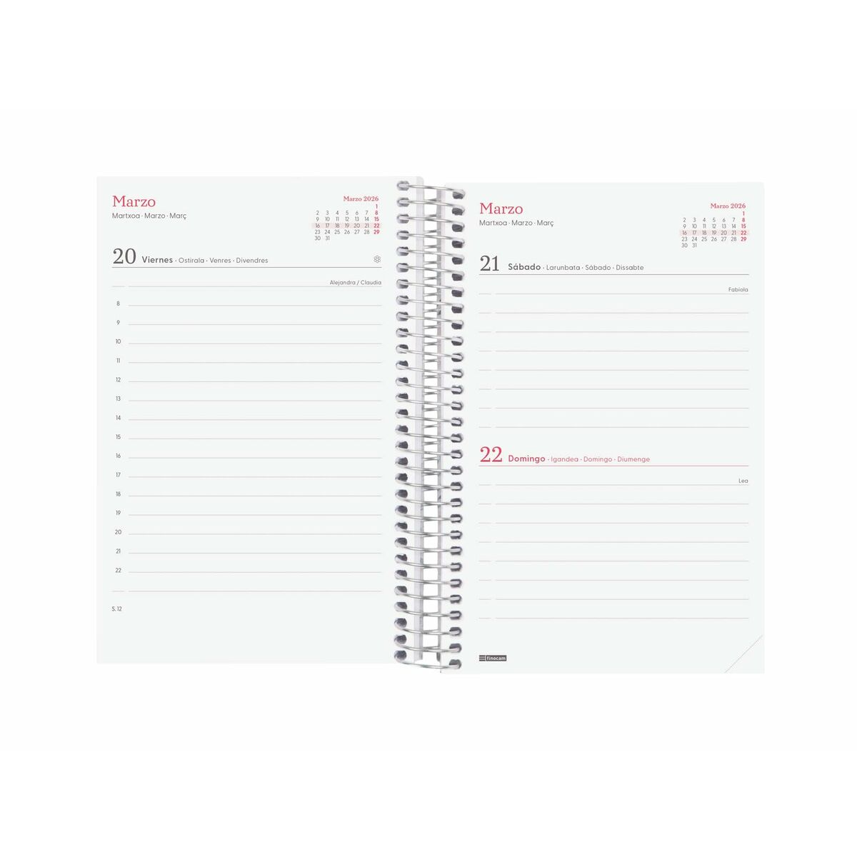 Agenda Finocam DESIGN COLLECTION Imposible 11,7 x 18,1 cm 2026