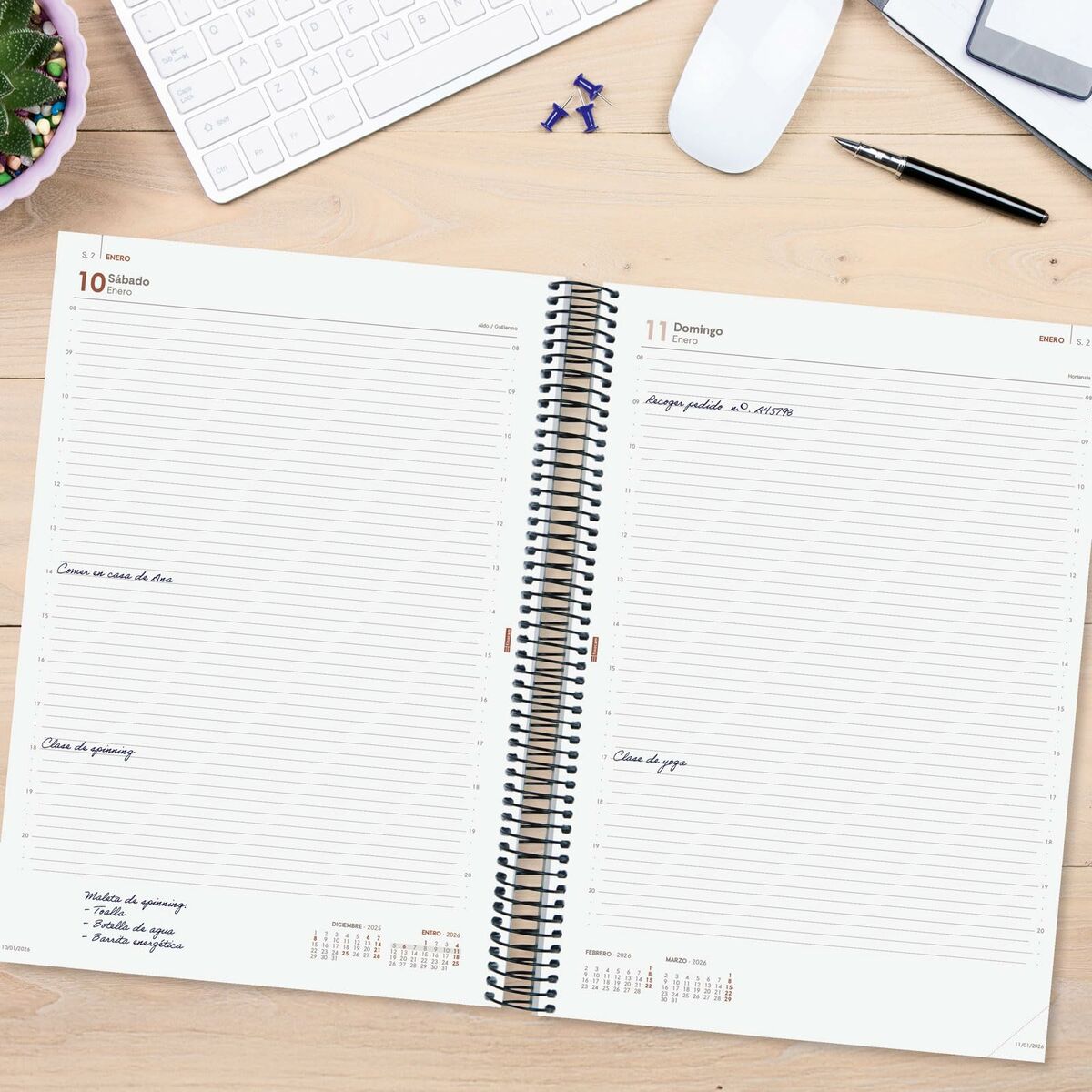 Agenda Finocam A4 21 x 29,7 cm 2026 Personalizable