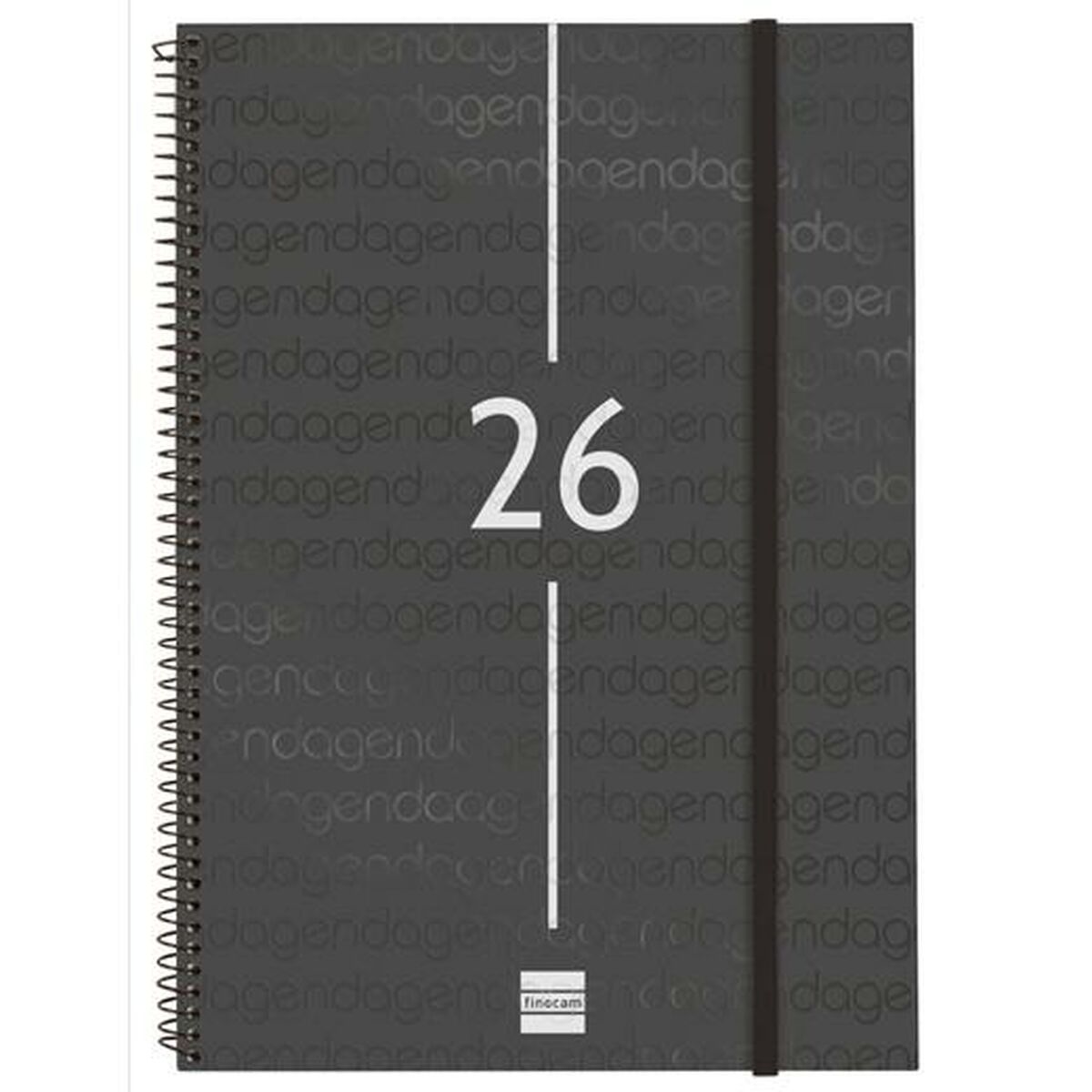 Agenda Finocam YEAR Negro A4 21 x 29,7 cm 2026