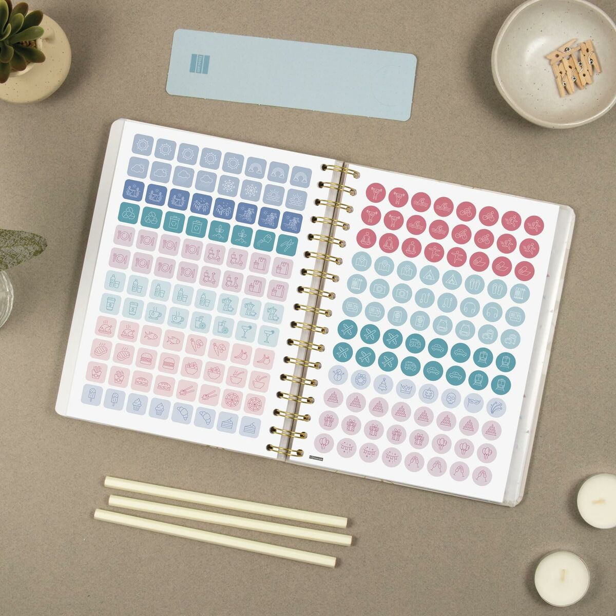 Agenda Finocam OPTIMAL Cuarto 15,5 x 21,5 cm 2026