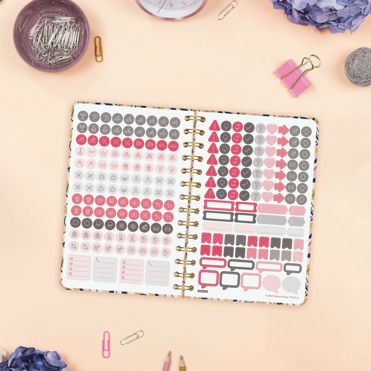 Agenda Finocam YOU 11,7 x 18,1 cm Hojas 2026