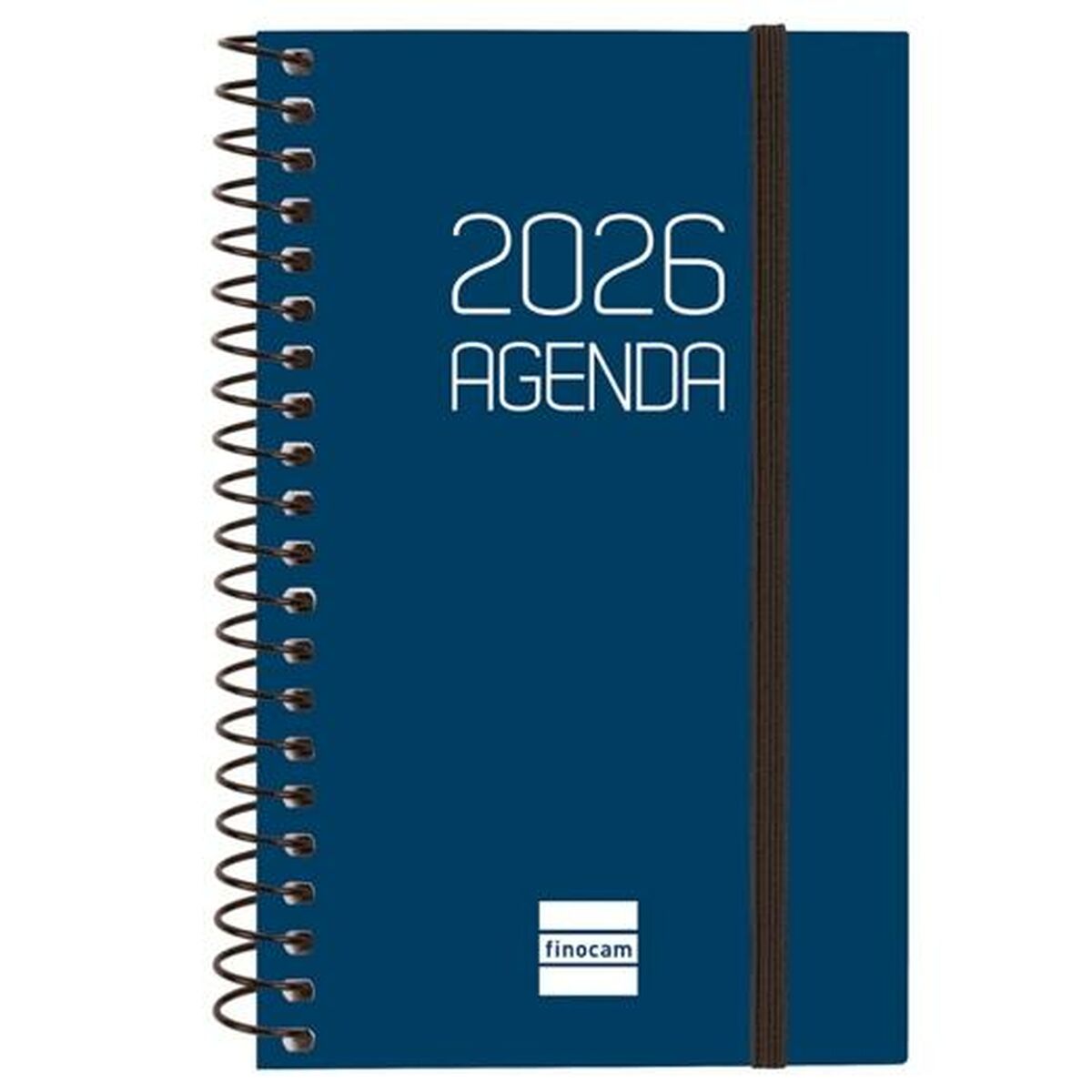 Agenda Finocam OPAQUE Azul Mini 7,9 x 12,7 cm 2026