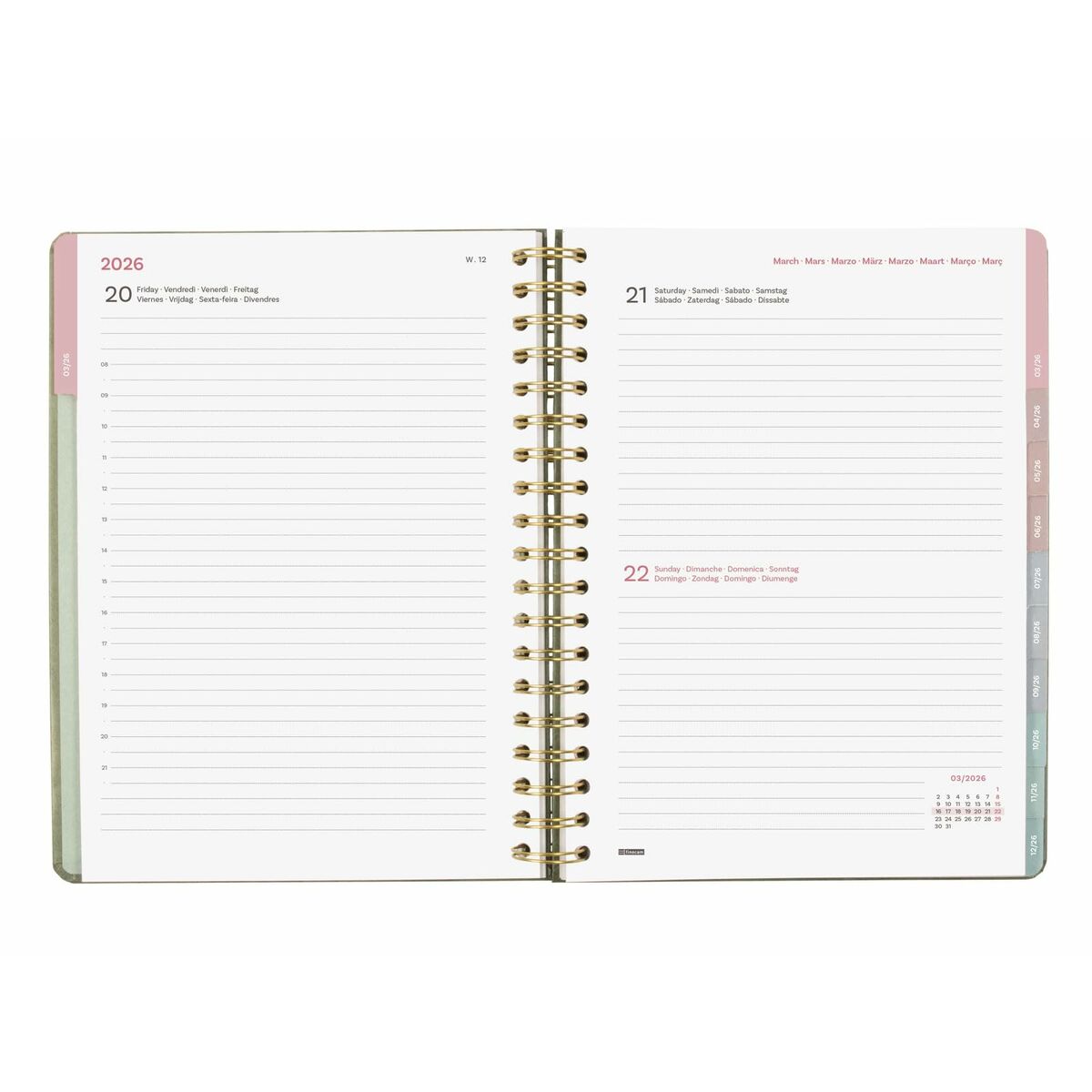 Agenda Finocam OPTIMAL B5 17,6 x 25 cm 2026