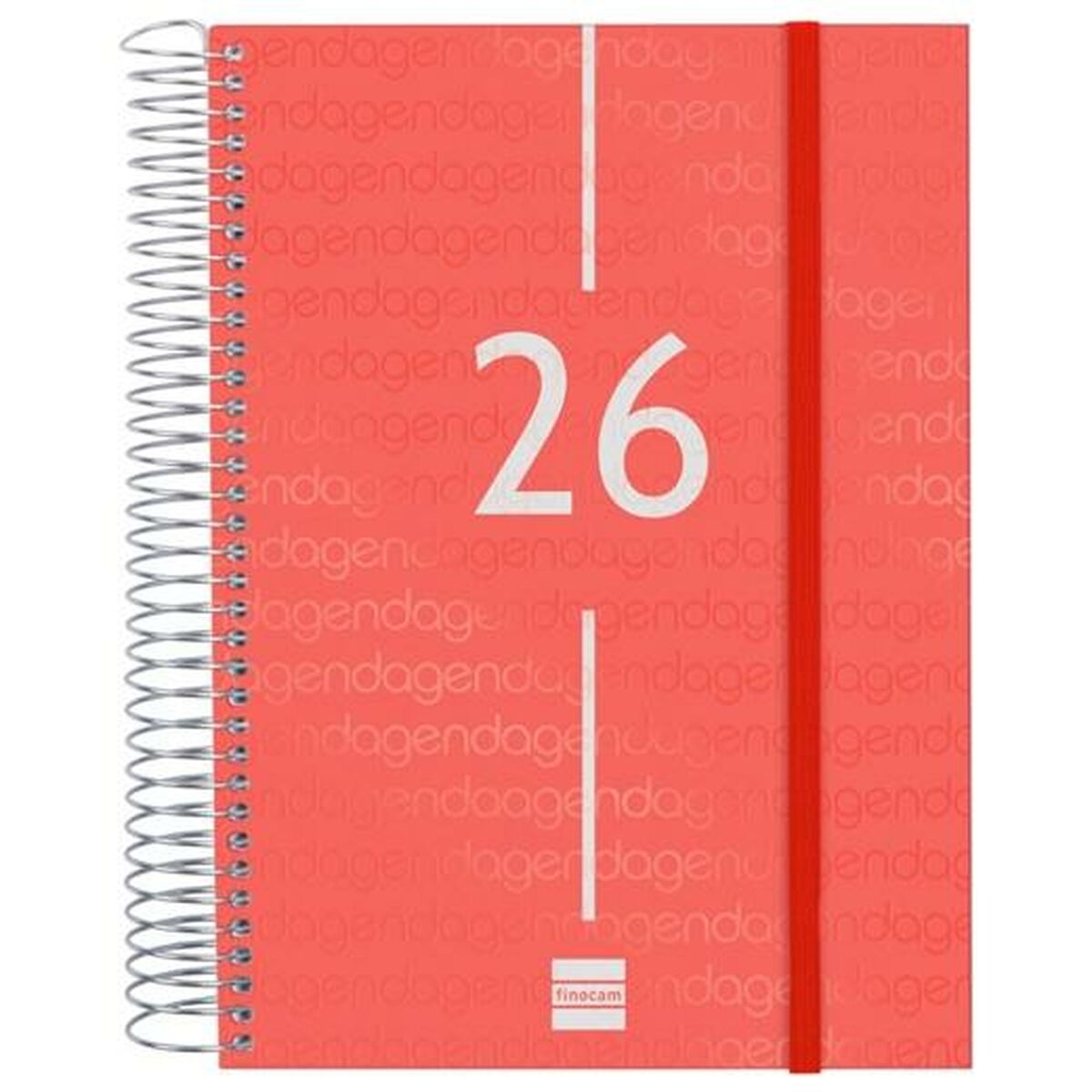 Agenda Finocam YEAR Rojo A5 15,5 x 21,2 cm 2026